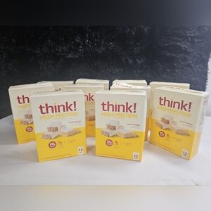 Think High Protein Lemon Delight Bars 20g Gluten Free 12 Bars Lot of 10